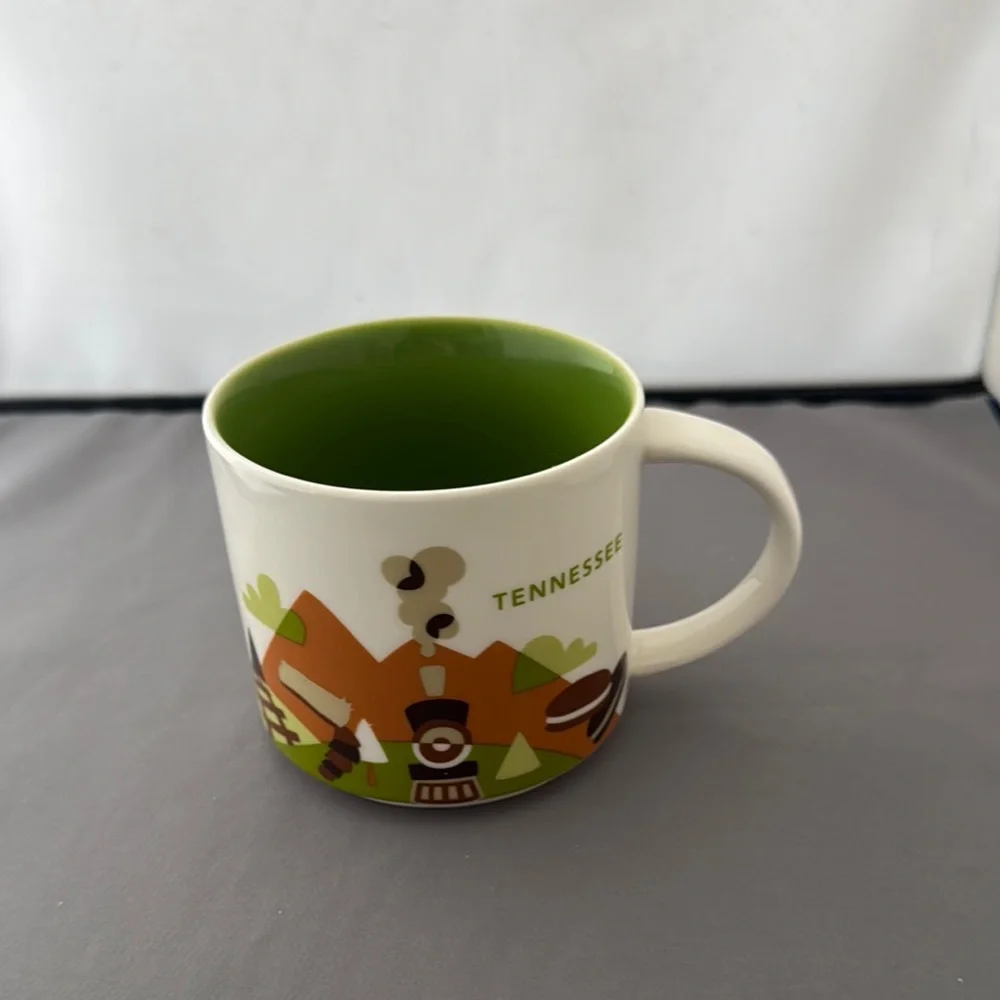 Tennessee Souvenir Mug‎ with Green Interior